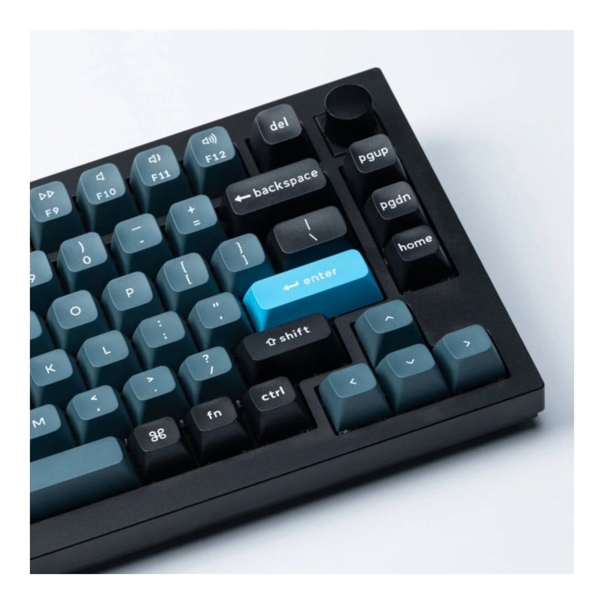 Keychron Double Shot KSA PBT Keycap Full Keycap Set Dark Grey and Greyish Blue PBT-45