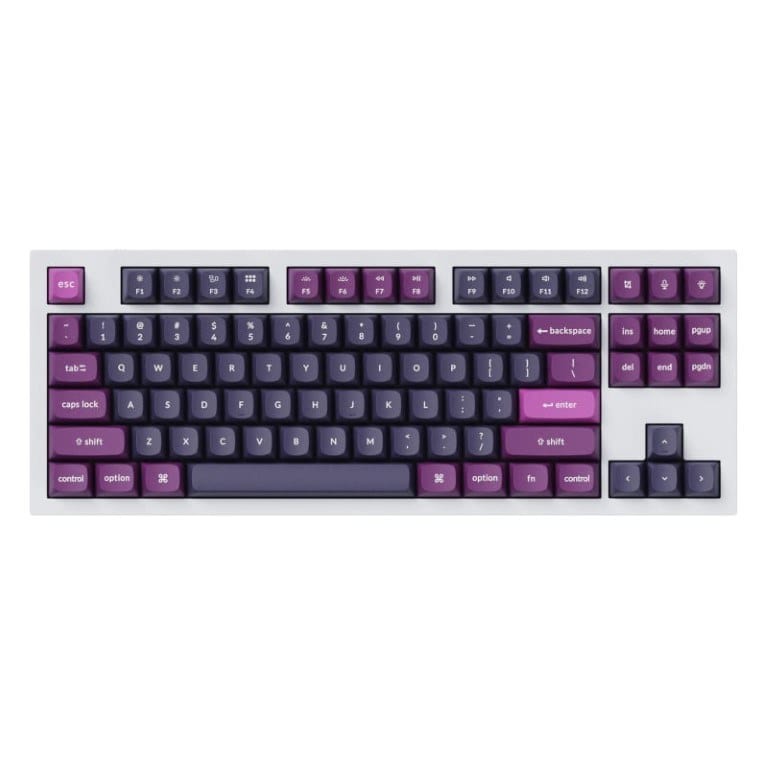 KeyChron Double Shot OSA PBT Full Keycap Set - Purple PBT-54