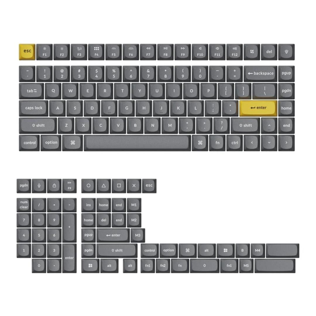 Keychron Double Shot PBT OSA Full Keycap Set - Dark Grey PBT-56