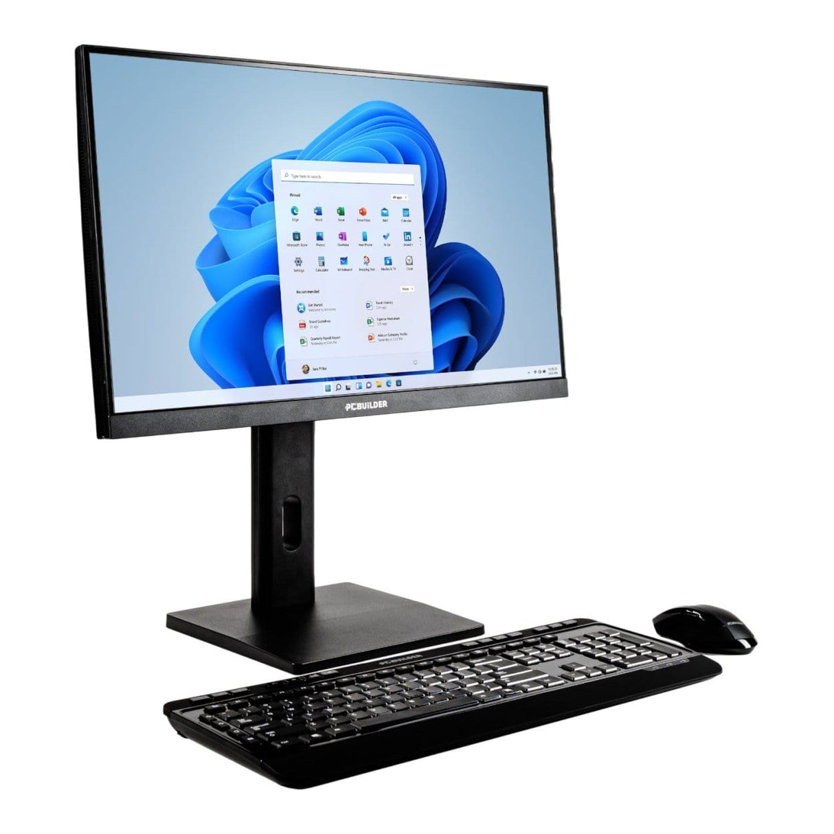 PCBuilder FUSION 24-inch FHD All-in-One PC - Intel Core i3-14100 480GB SSD 8GB RAM Win 11 Home