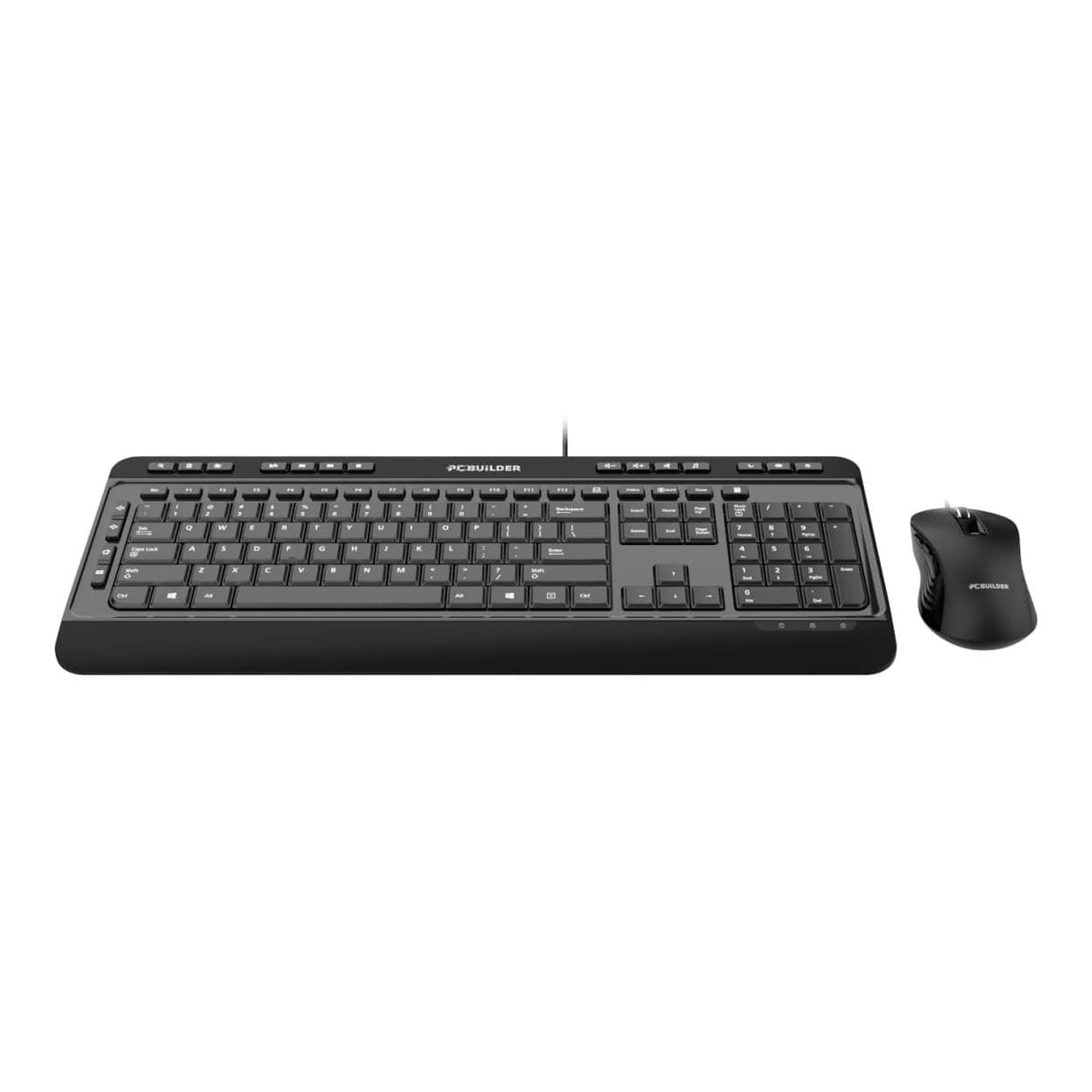PCBuilder Alpha Silent Wired Keyboard and Mouse Combo PCB-KBC-ALPHA-US-WIRED