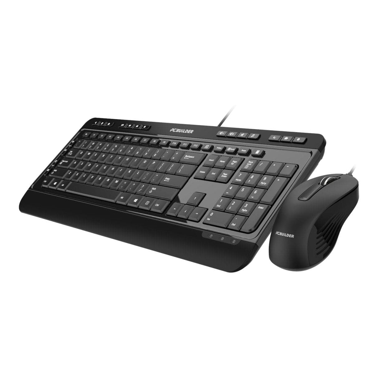 PCBuilder Alpha Silent Wired Keyboard and Mouse Combo PCB-KBC-ALPHA-US-WIRED