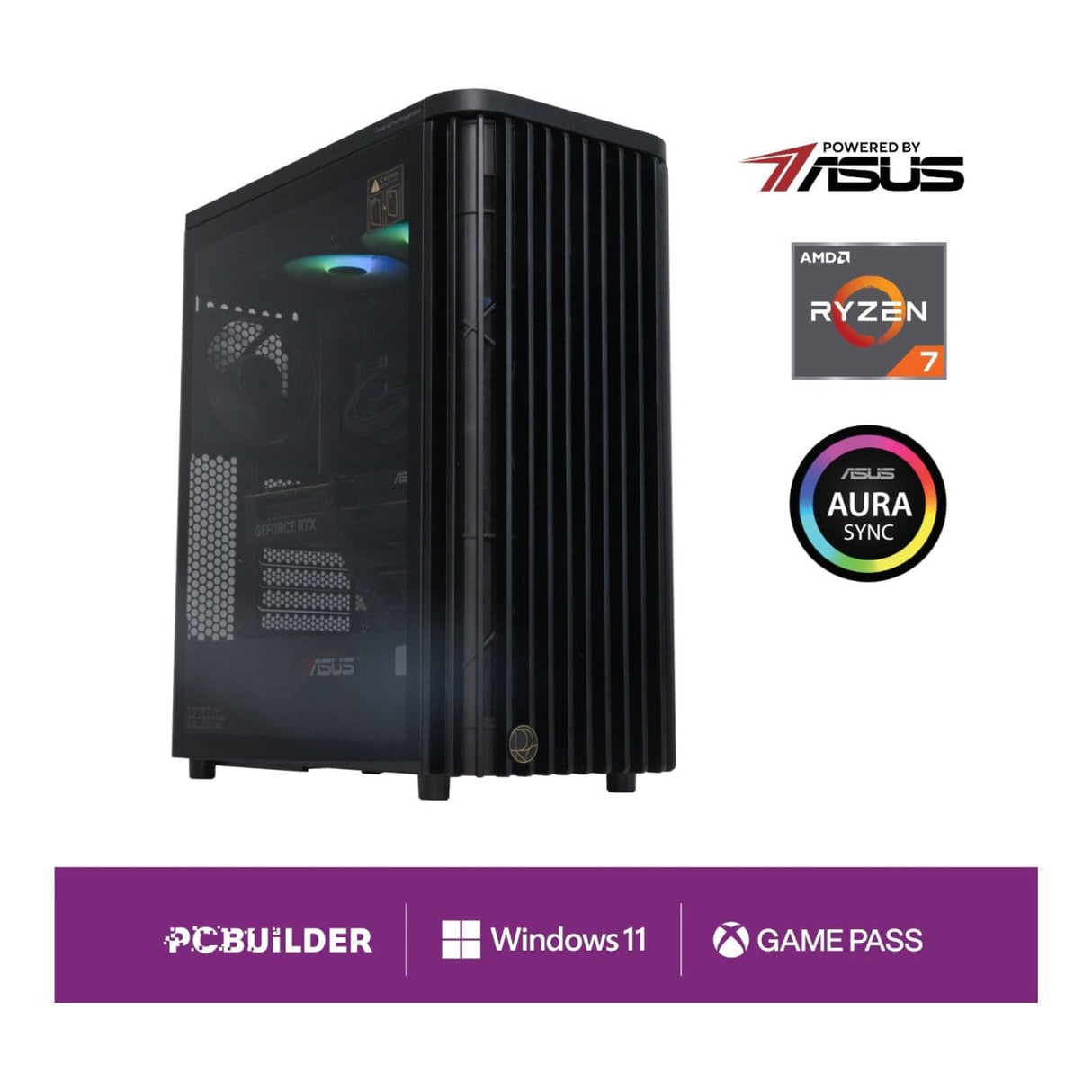 PCBuilder MONET Creator Workstation PC - AMD Ryzen 7 9700X 1TB SSD 32GB RAM RTX 5060 Ti Win 11 Home