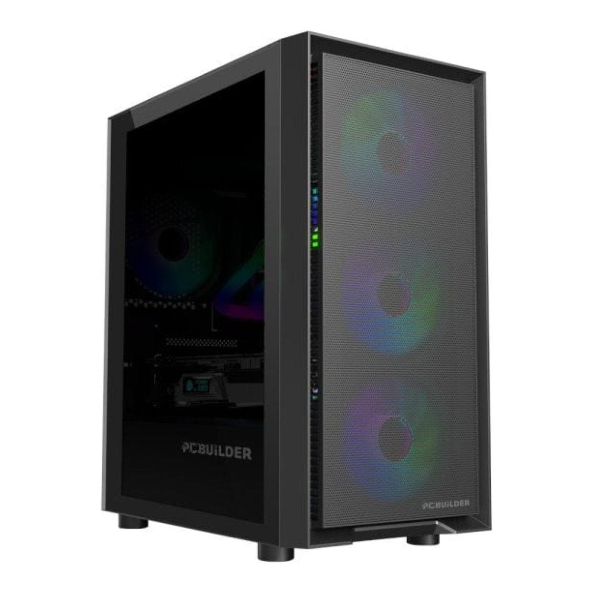 PCBuilder PATHFINDER Gaming Desktop PC - AMD Ryzen 5 5600X 1TB SSD 16GB RAM Radeon RX7600 Win 11 Home