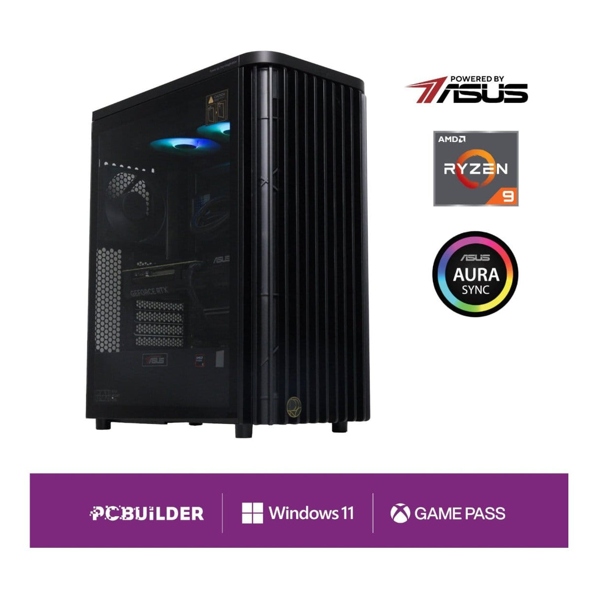 PCBuilder REMBRANDT Creator Workstation PC - AMD Ryzen 9 9950X 2TB SSD 64GB RAM RTX 5080 Win 11 Home