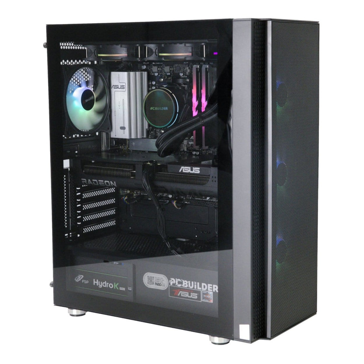 PCBuilder SEEKER Gaming Desktop PC - Ryzen 5 7600 1TB SSD 32GB RAM Radeon RX 9060 XT Win 11 Home