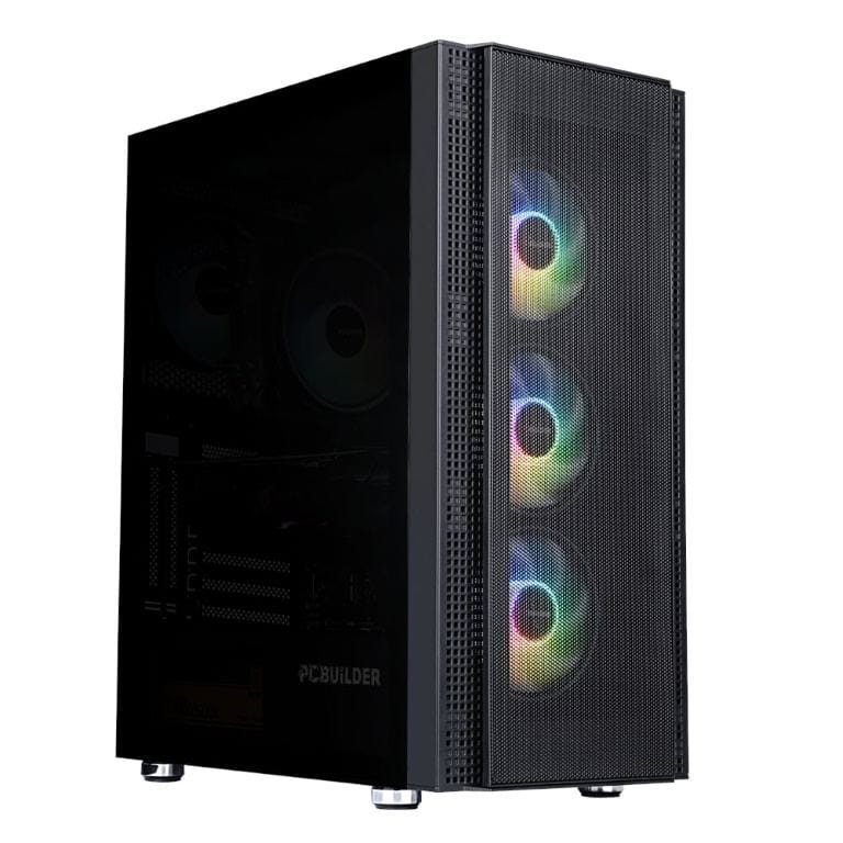 PCBuilder TACTICIAN Gaming Desktop PC - AMD Ryzen 7 7700X 2TB SSD 32GB RAM GeForce RTX 4070 Win 11 Home