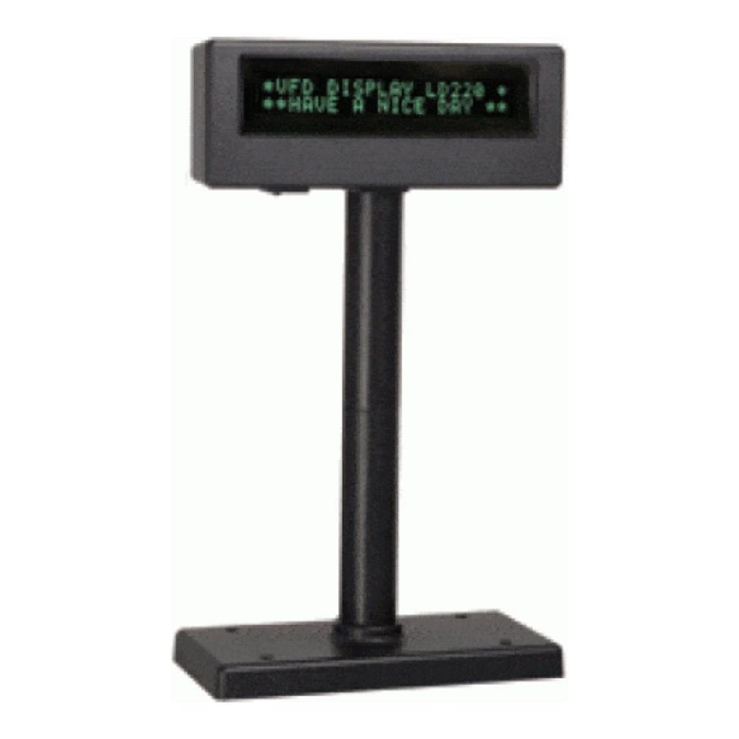 Poslab PD2020 20x2 Line VFD POS Pole Display