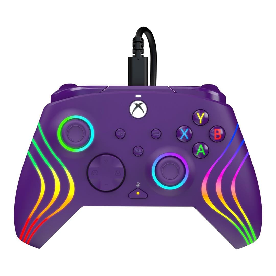 PDP Afterglow Wired Gaming Controller for Xbox Wave Purple PDP-049-024-PR