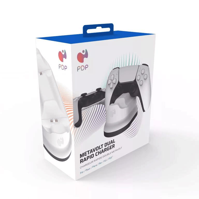 PDP PS5 Metavolt Dual Rapid Charger White PDP-052-016-WH