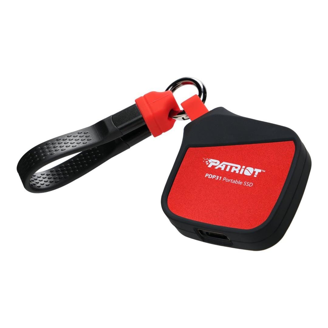 Patriot PDP31 500GB Type-C Red and Black External SSD PDP31500G23UCK