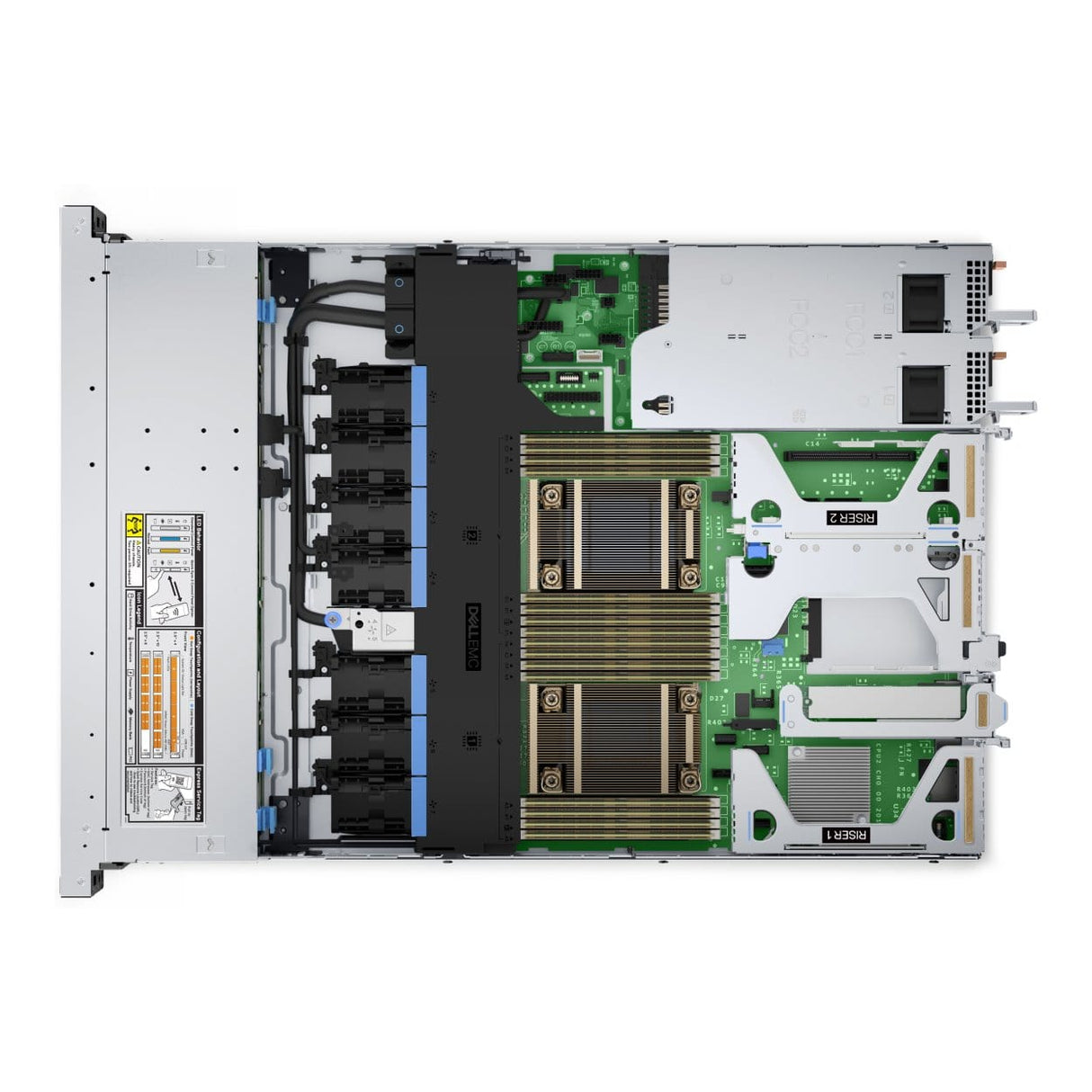 Dell PowerEdge R450 1U Rack Server - Intel Xeon Silver 4309Y 480GB SSD 16GB RAM