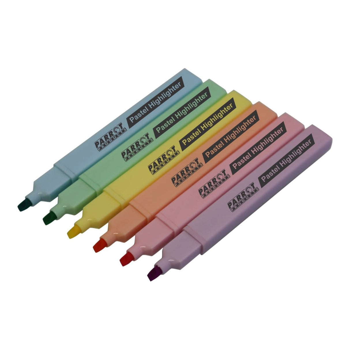Parrot Marker Highlighter Pastel Assorted Pouch 6-pack PH0606A