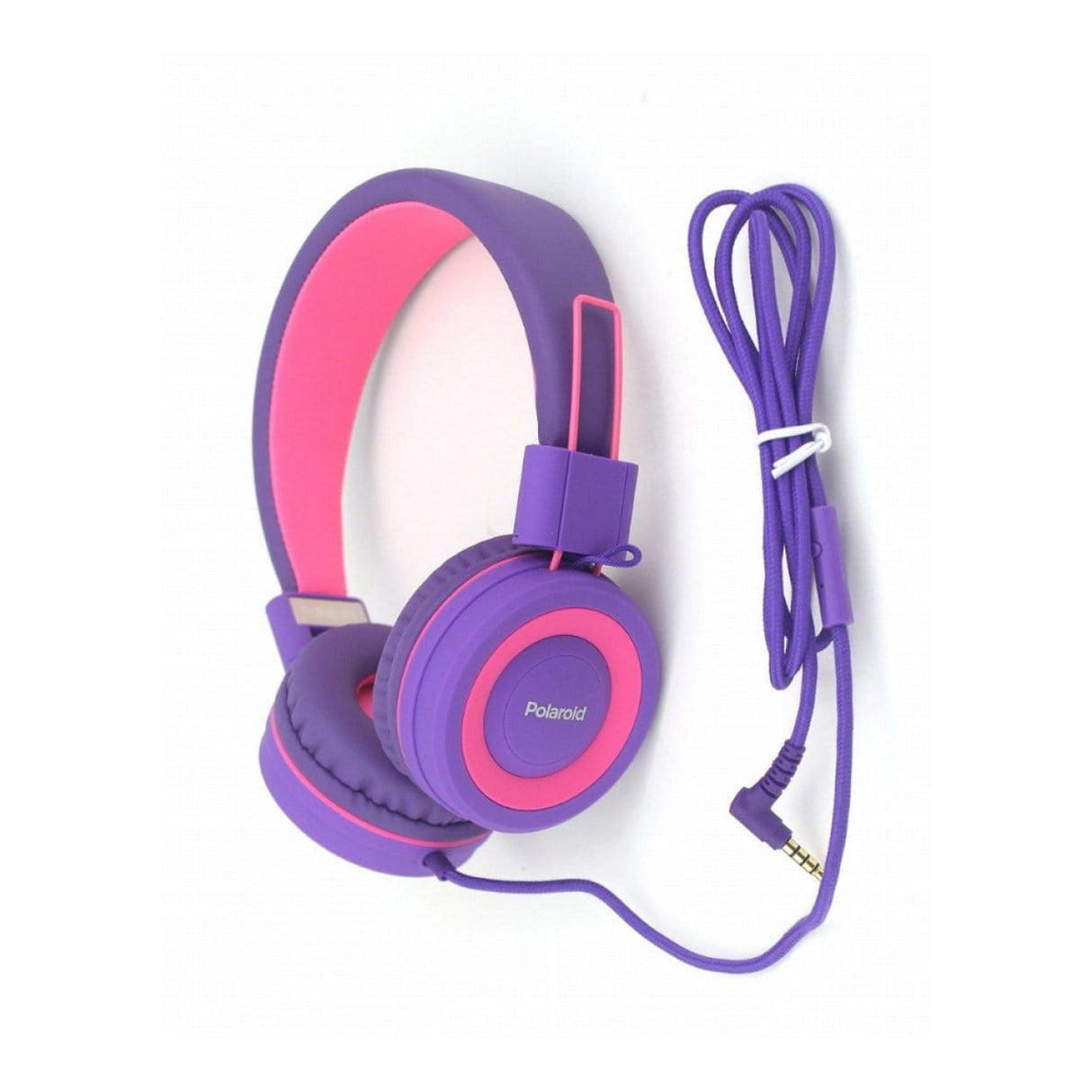 Polaroid Foldable Wired Headphones Pink And Purple PHP8602