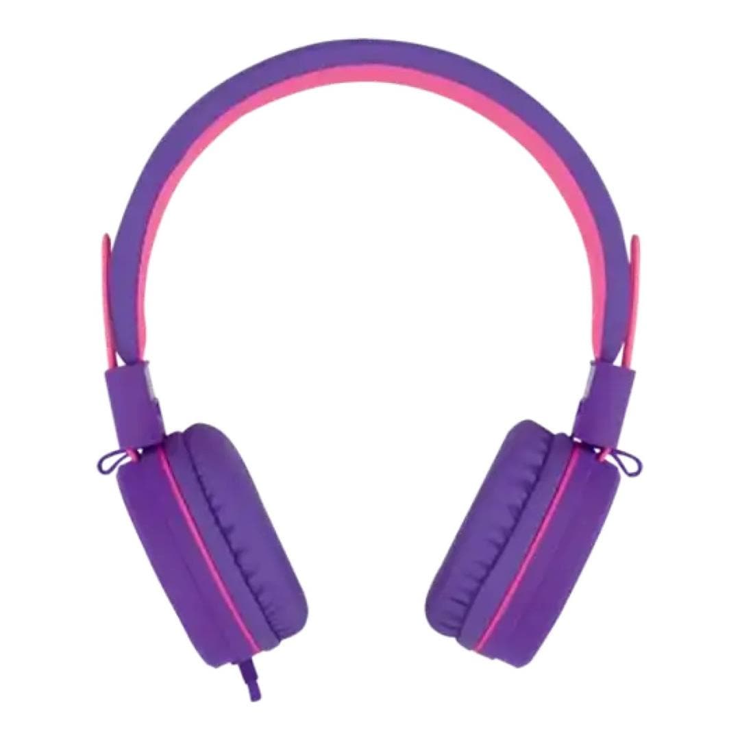 Polaroid Foldable Wired Headphones Pink And Purple PHP8602