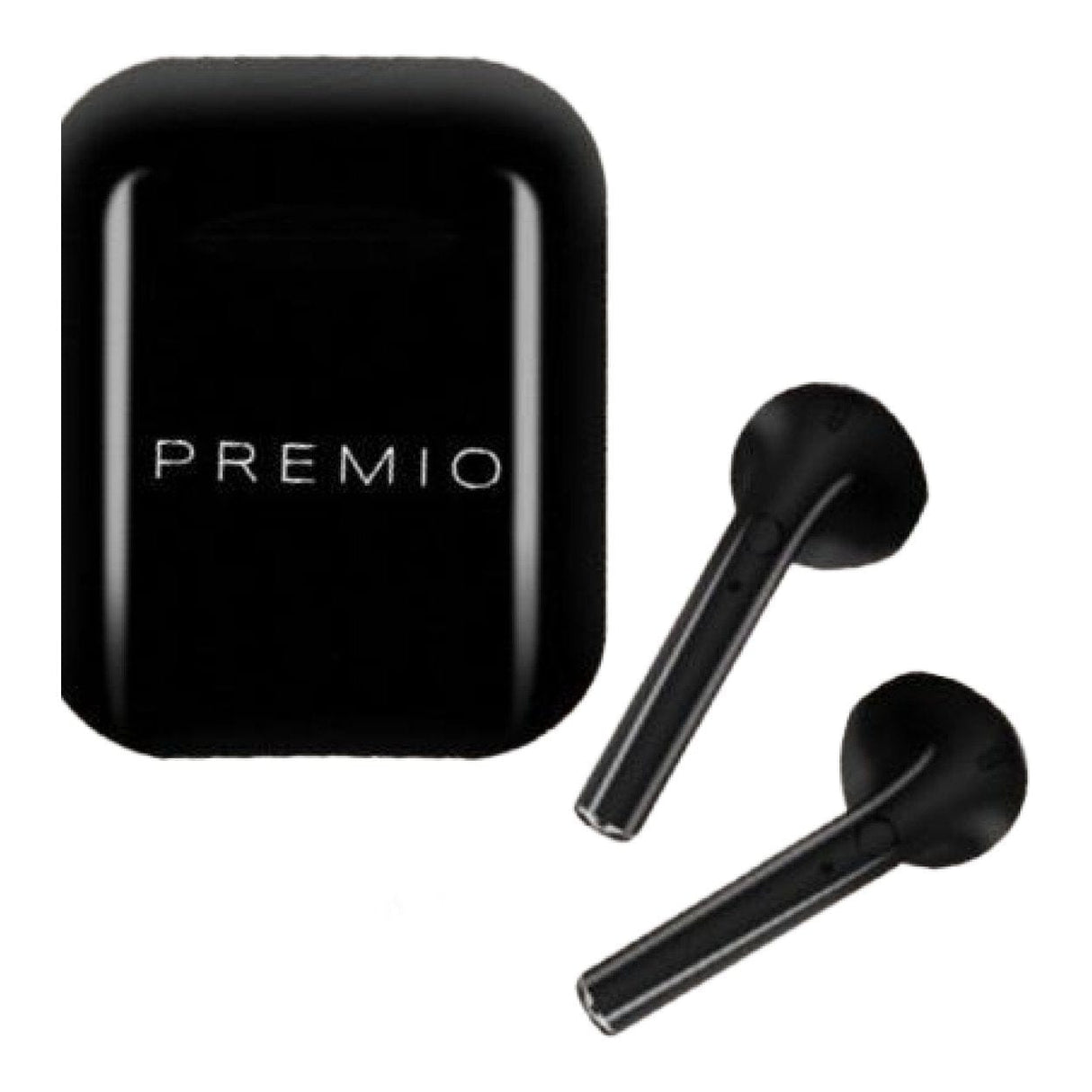 Premio V4+ Series TWS Earphones with Charging Case and Cover Black PM-1114-BKWT