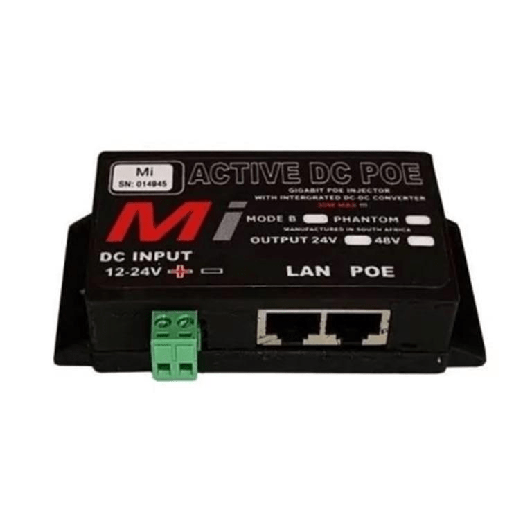 Micro Instruments 30W Active 12DC24DC Gigabit PoE Converter POE 12-24