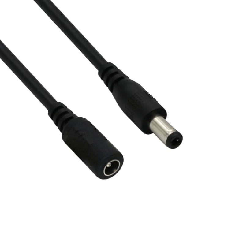 Gizzu 12VDC 2.5mm Male to Female Extender Power Cable POE-45WP-M2F-DCCABLE