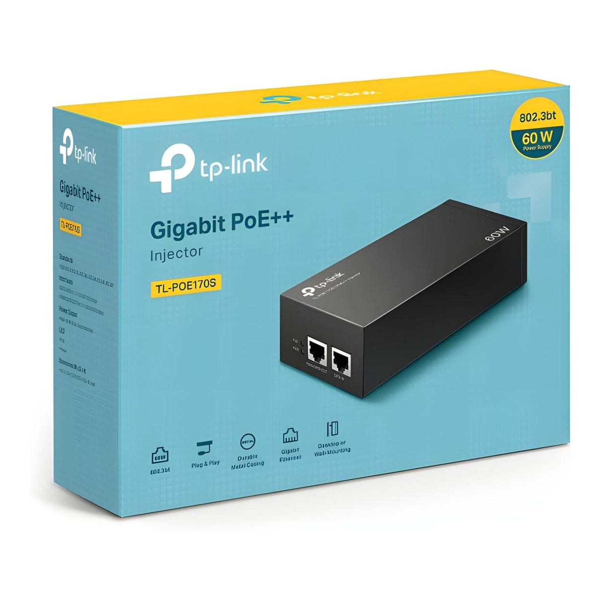 TP-Link Omada Gigabit PoE++ Injector POE170S