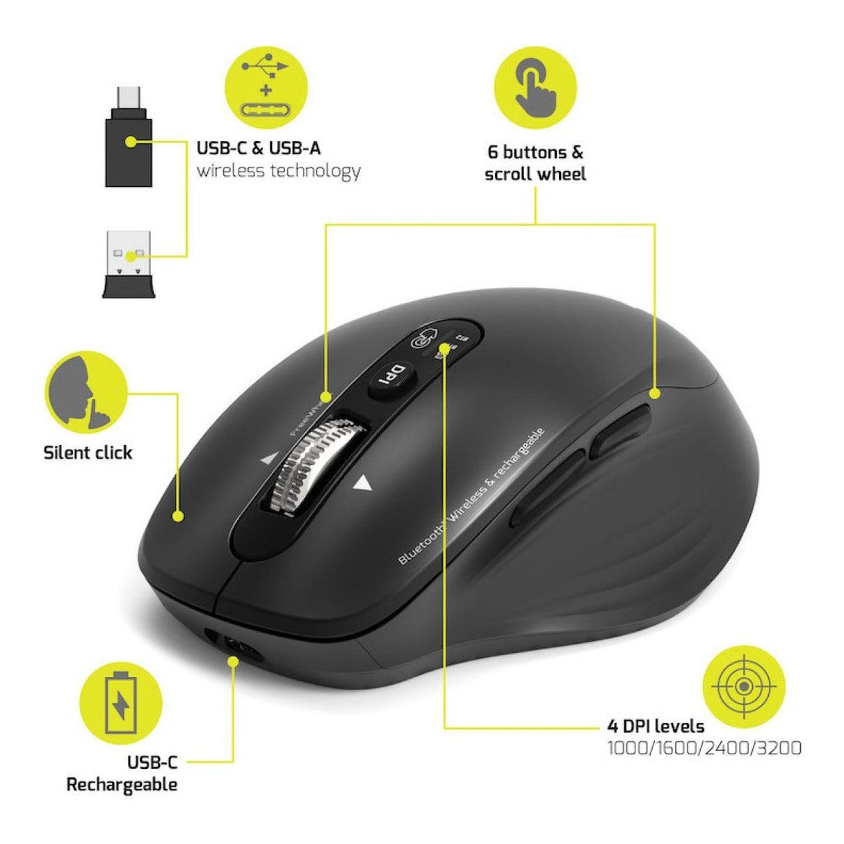 Port Designs Core Pro Series 16-inch Notebook Bag and Wireless Mouse Bundle