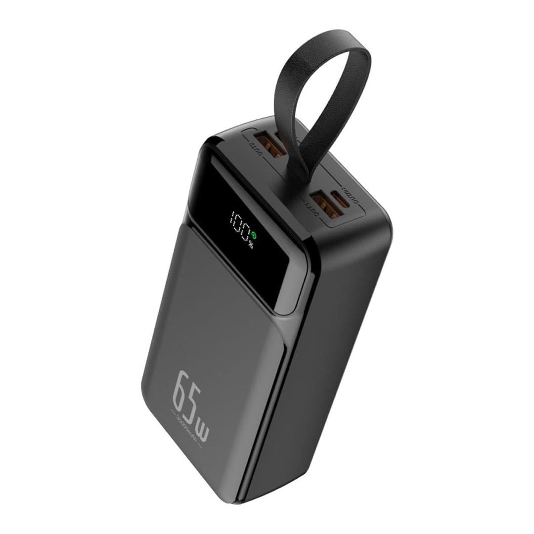 LinkQnet 65W 27000mAh Power Bank Black POWERBANK-TPBQ34-BLK