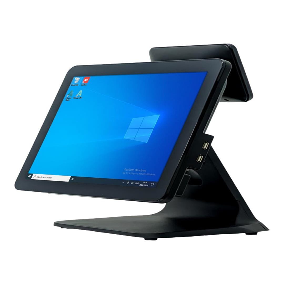PinnPos DV715XL 15-inch All-in-One POS Terminal - Intel Celeron J4125 128GB SSD 8GB RAM