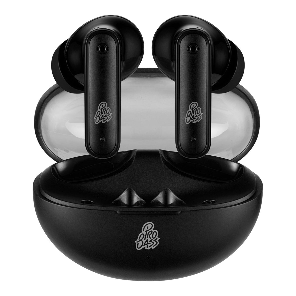 Pro Bass Glow Series TWS Earbuds - Black PR-1086-BK