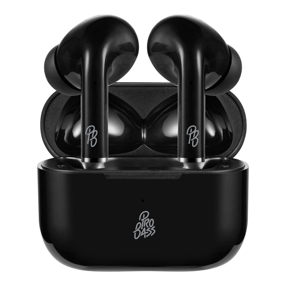 Pro Bass Pulse True Wireless Earbuds with Charging Case Black PR-1119-BK