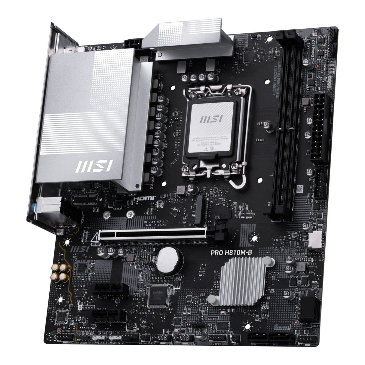 MSI Pro H810M-B Intel LGA 1851 micro ATX Motherboard