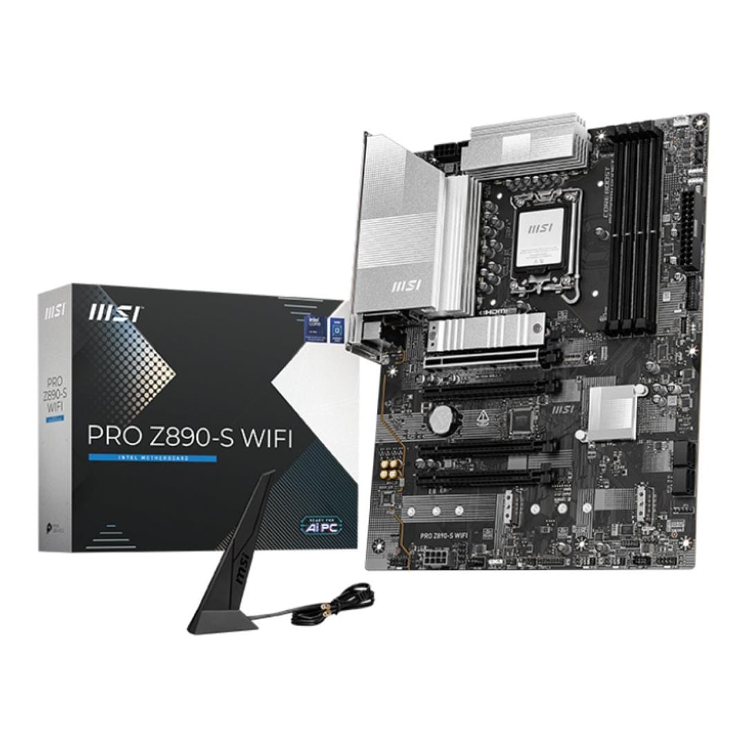 MSI PRO Z890-S Wi-Fi Intel LGA 1851 AI-Ready ATX Motherboard