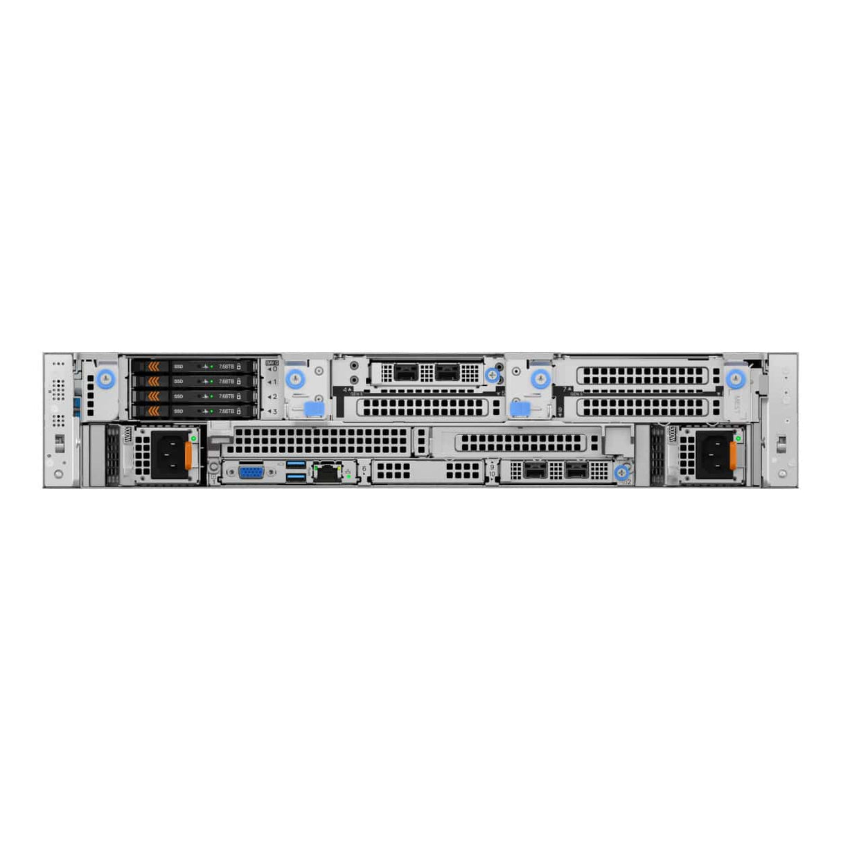 Dell PowerEdge R570 2U Rack Server - Intel Xeon 6511P 1.92TB SSD 32GB RAM 2x 1000W