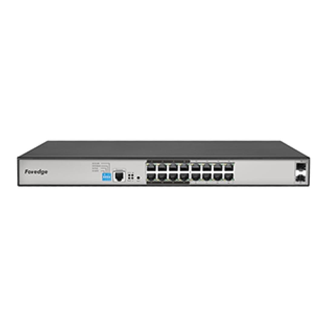 Foredge 16-port Gigabit Layer2 PoE Managed Switch