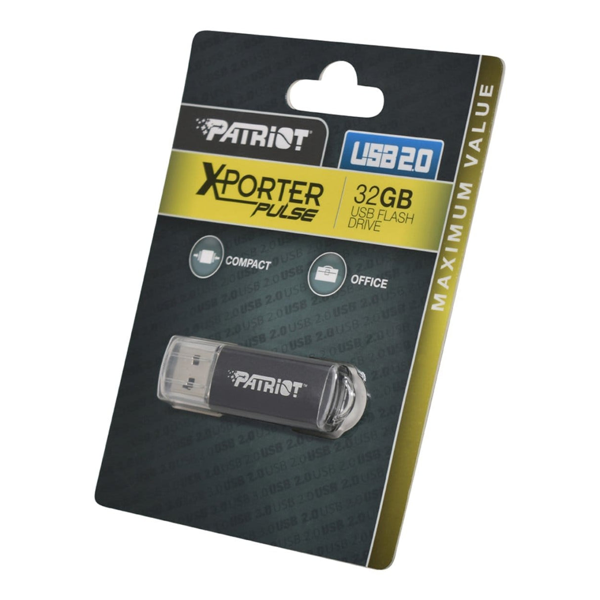 Patriot 32GB Xporter Pulse USB 2.0 Type-A Black USB Flash Drive PSF32GXPPBUSB
