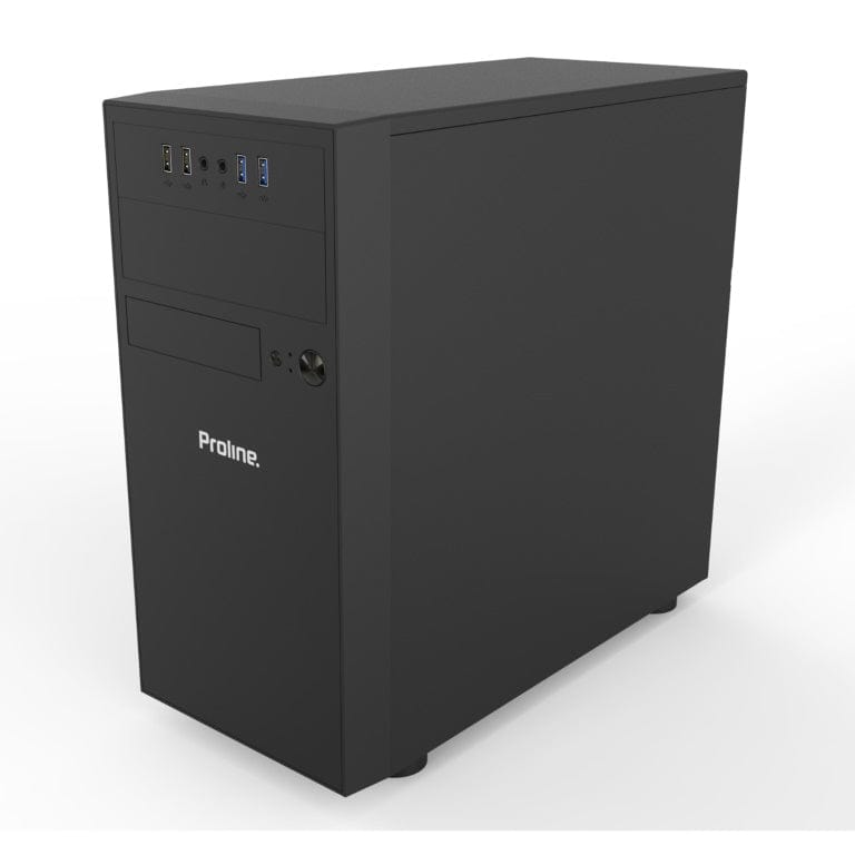 Proline Titanium Mini Tower PC - Intel Core i5-12400 500GB SSD 8GB RAM Win 11 Pro