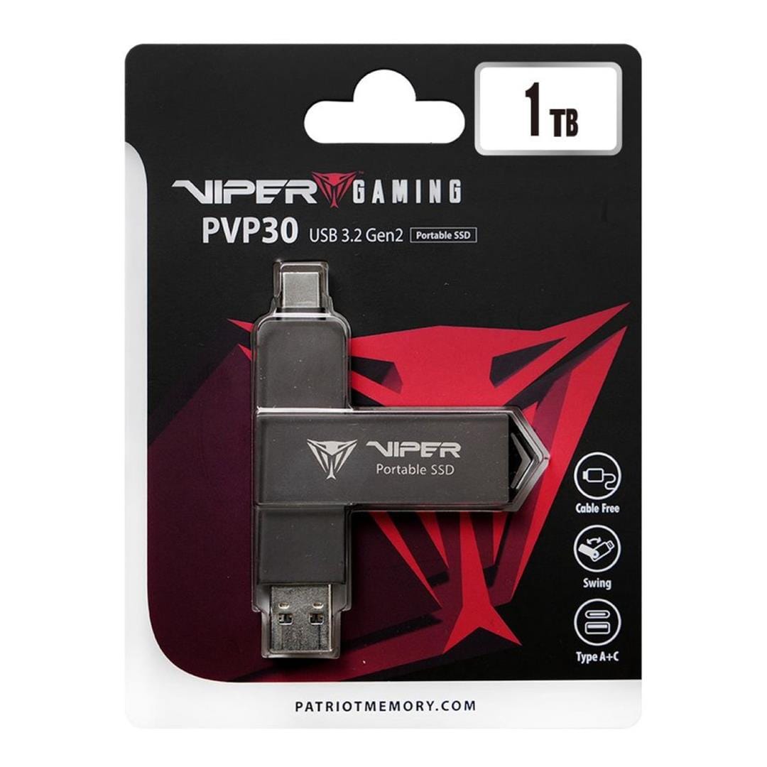 Patriot PVP30 1TB Portable External SSD PVP301TB28UDG