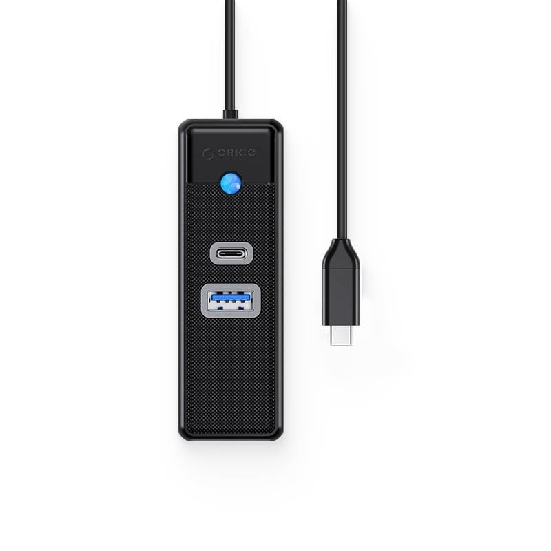 Orico 50cm 3-Port Type-C Hub PWCUR-C3-05-BK-EP