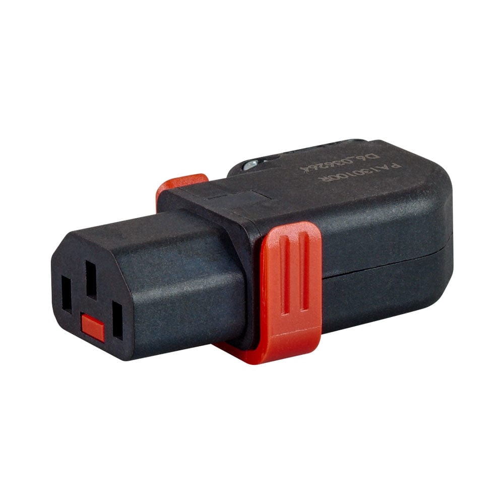 LinkQnet IEC Kettle Female Lockable Right Angle Connector PWR-C13-IEC-LK-RIGHT