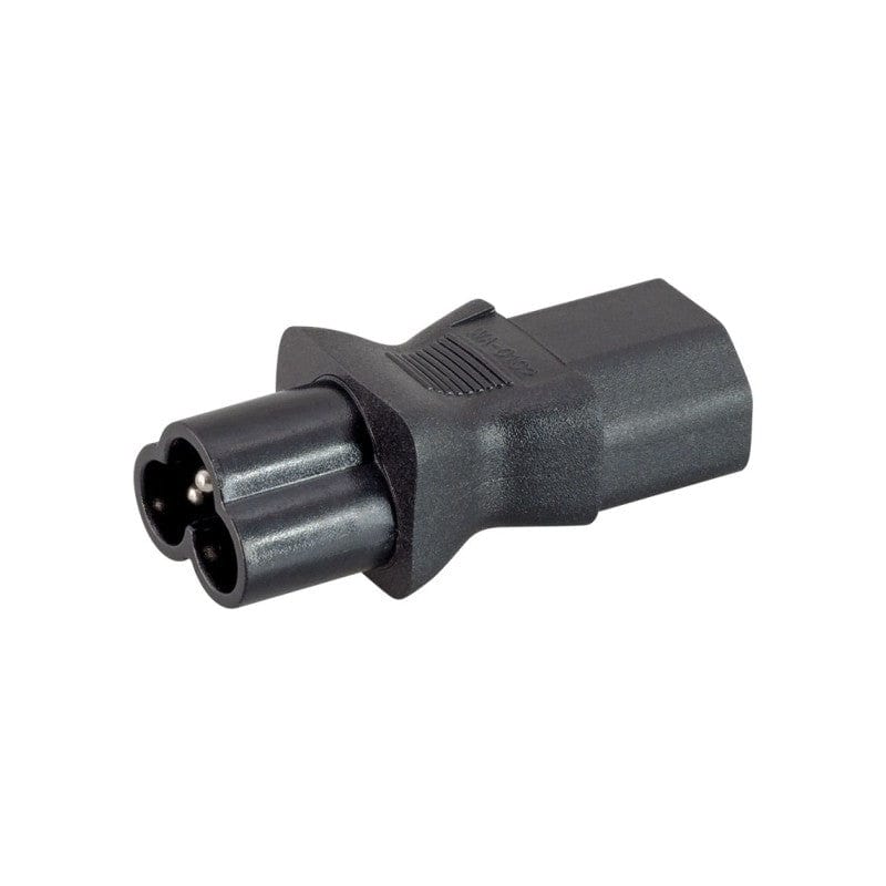 LinkQnet IEC C13 Female to Clover C6 Male Adapter PWR-C13F-C6M-LQ