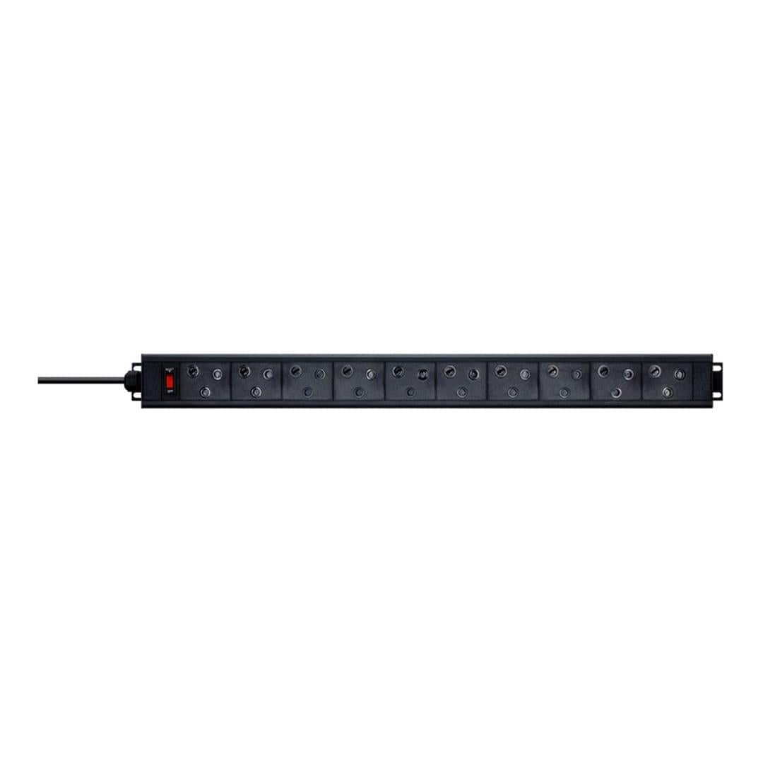LinkQnet 10-port 1.5U Rackmount PDU with Switch