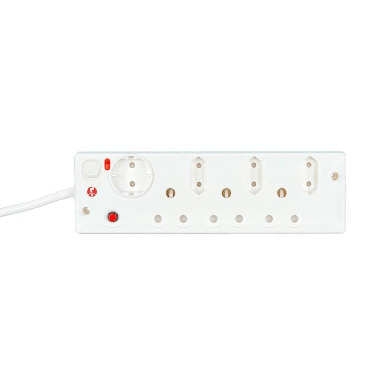 LinkQnet P-07A 7-port Surge Protection Multi-Plug with Switch PWR-MP-7-SURGE