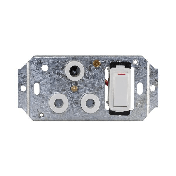 Decorduct 3-Pin Normal Socket and Switch PWR-NORMAL-SOCKET