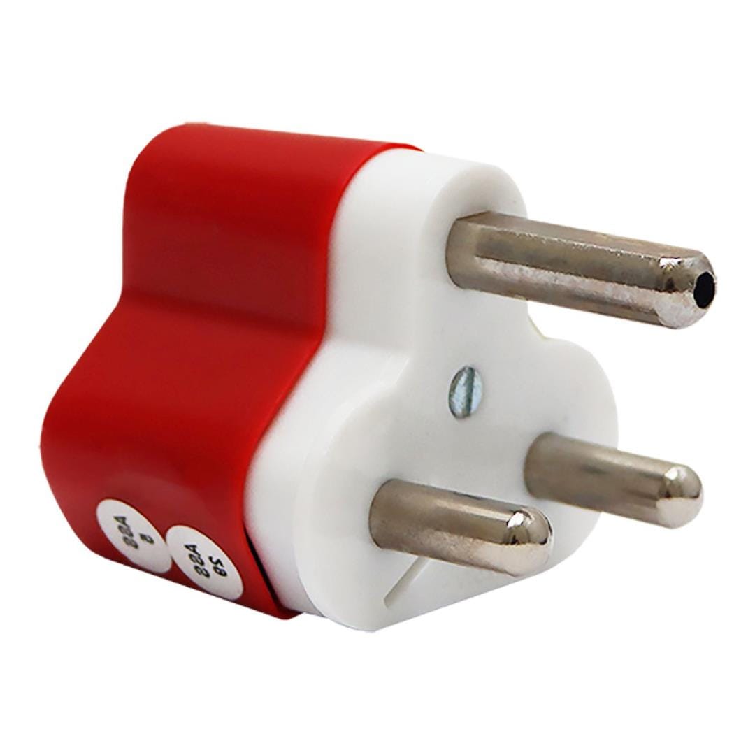 Dedicated 3-pin Power Surge Protector Plug Red PWR-PLUG-SURGE-RD-L