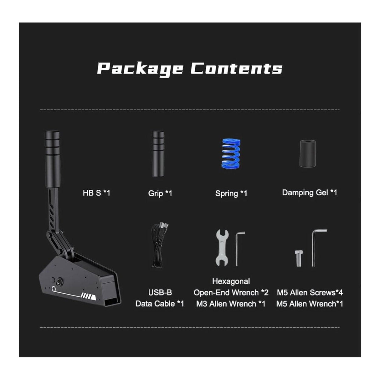 PXN HBS Dual-mode 16-Bit USB Electronic Racing Handbrake