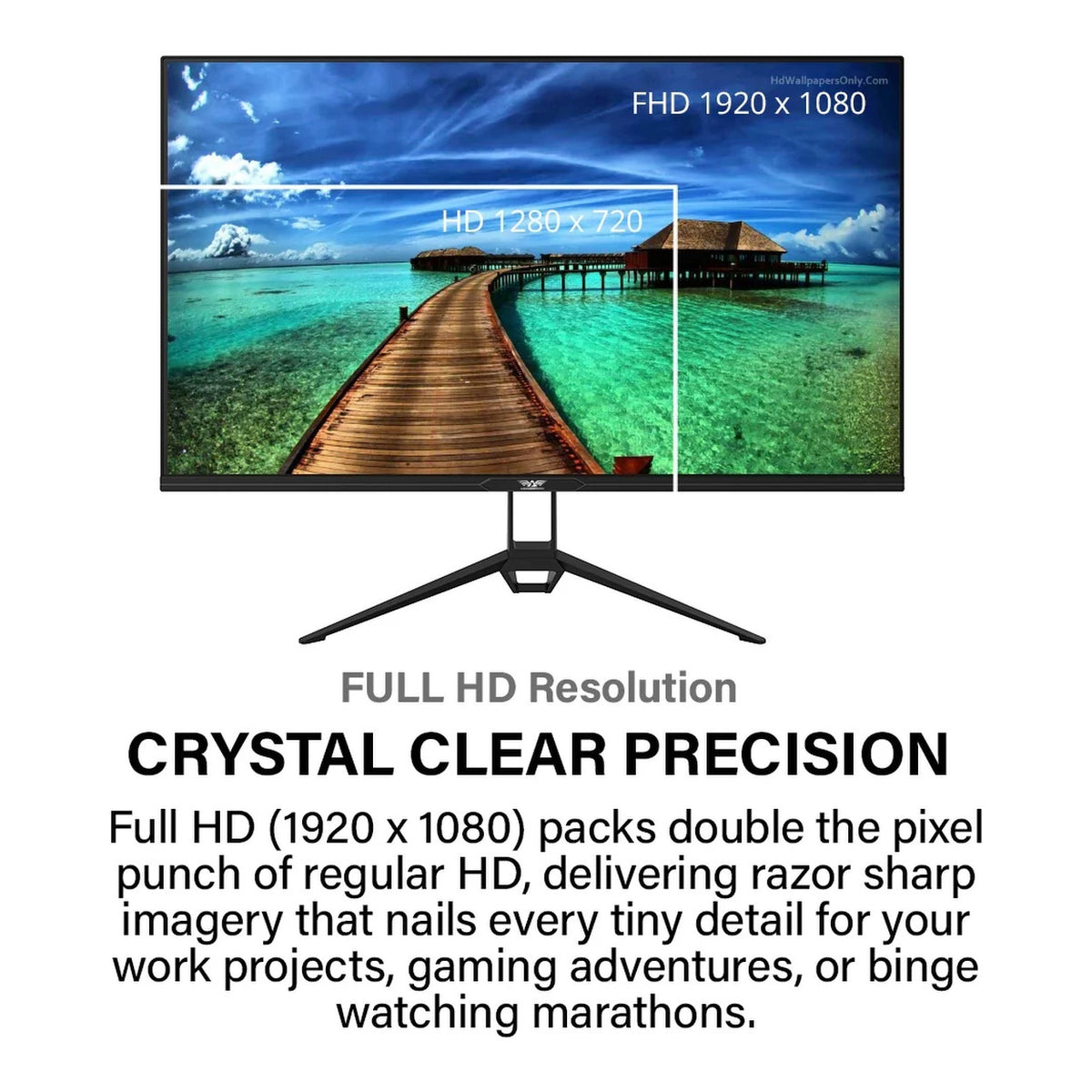 Armaggeddon Pixxel+ PXP22G 21.45-inch 1920 x 1080p FHD 16:9 120Hz 1ms LCD VA Gaming Monitor