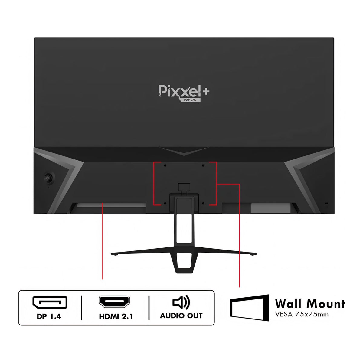 Armaggeddon Pixxel+ PXP27G 27-inch 1920 x 1080p FHD 16:9 165Hz 1ms LCD IPS Gaming Monitor