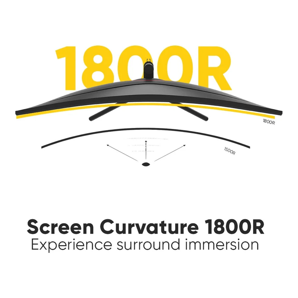 Armaggeddon Pixxel+ PXP30-XD 30-inch 2560 x 1080p WFHD 21:9 200Hz 3ms LCD VA Curved Gaming Monitor PXP30XDBLK