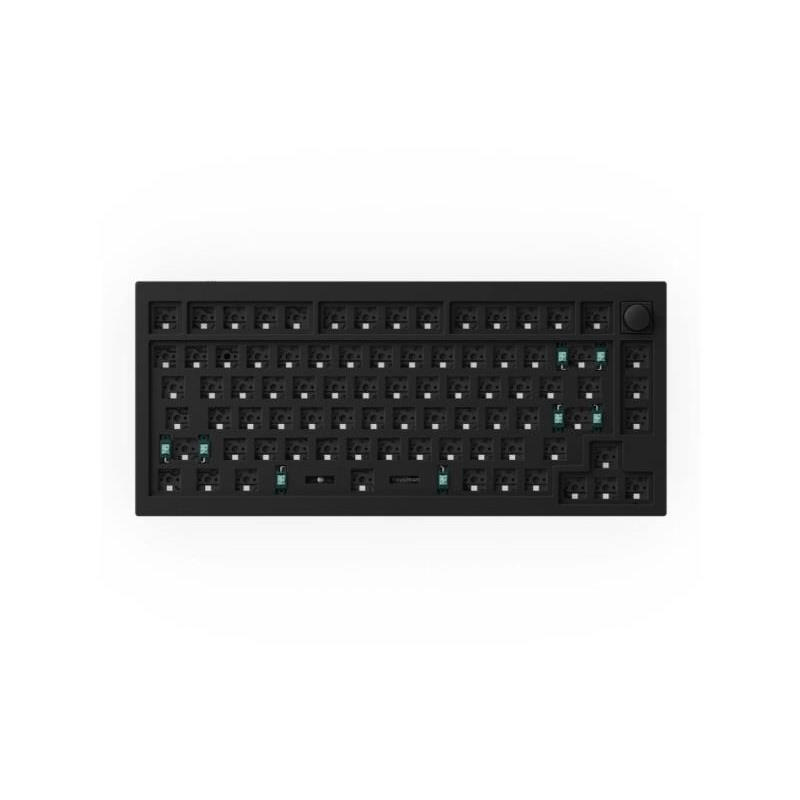Keychron Q1 75 Barebone RGB Wired Keyboard With Knob - Black Q1-B1