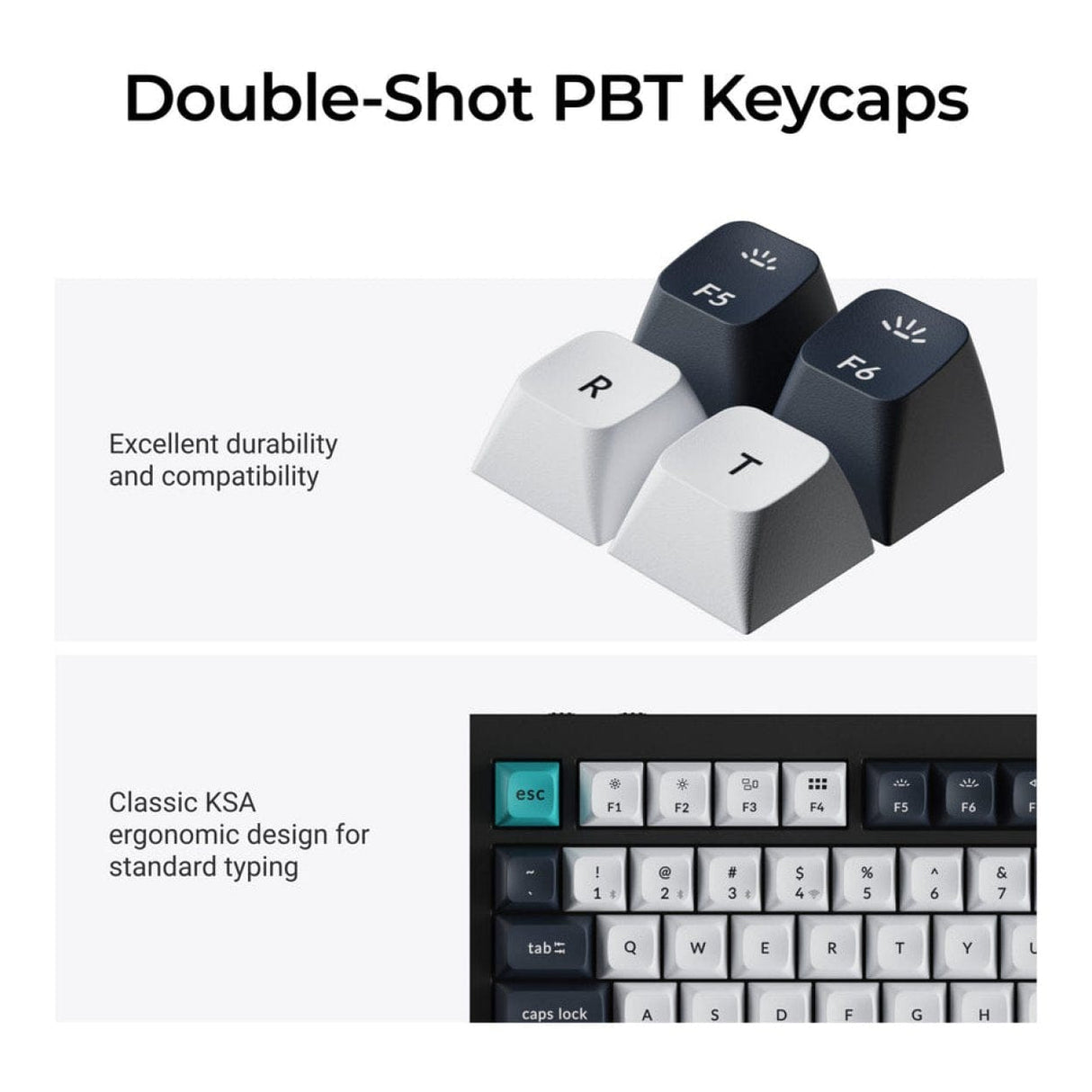 Keychron Q3 Max QMK/VIA TKL 80 RGB Gateron Jupiter Red Wireless Mechanical Keyboard Black Q3M-M1