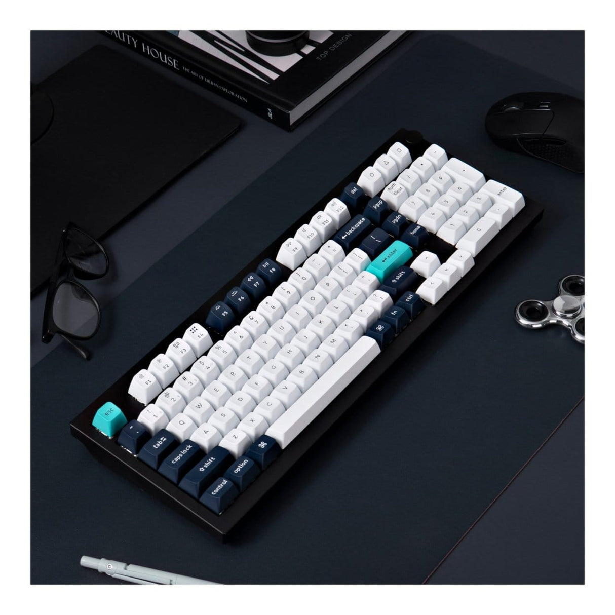 Keychron Q5 Max QMK/VIA Full-size Wireless Mechanical Keyboard Carbon Black Q5M-M4