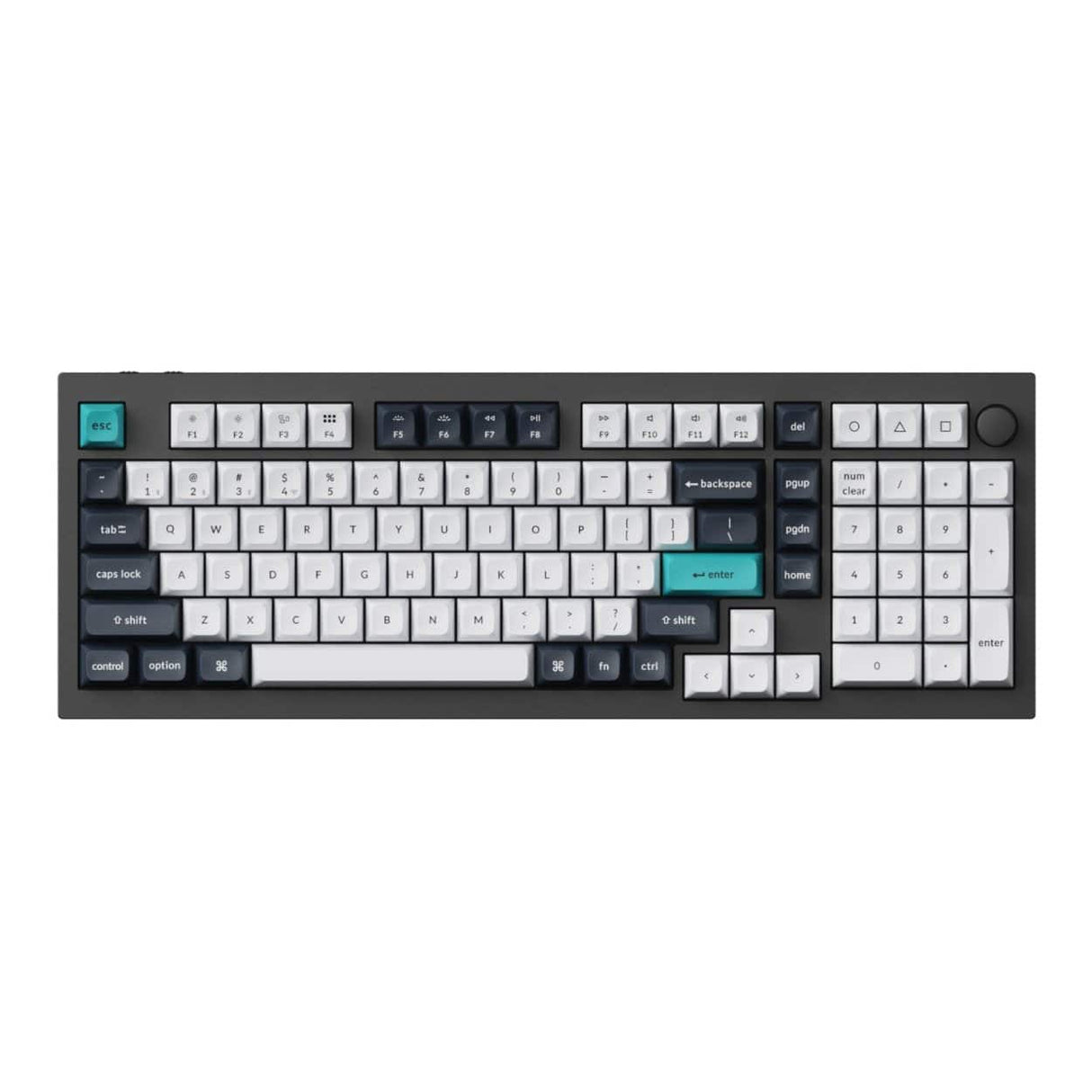 Keychron Q5 Max QMK/VIA Full-size Wireless Mechanical Keyboard Carbon Black Q5M-M4